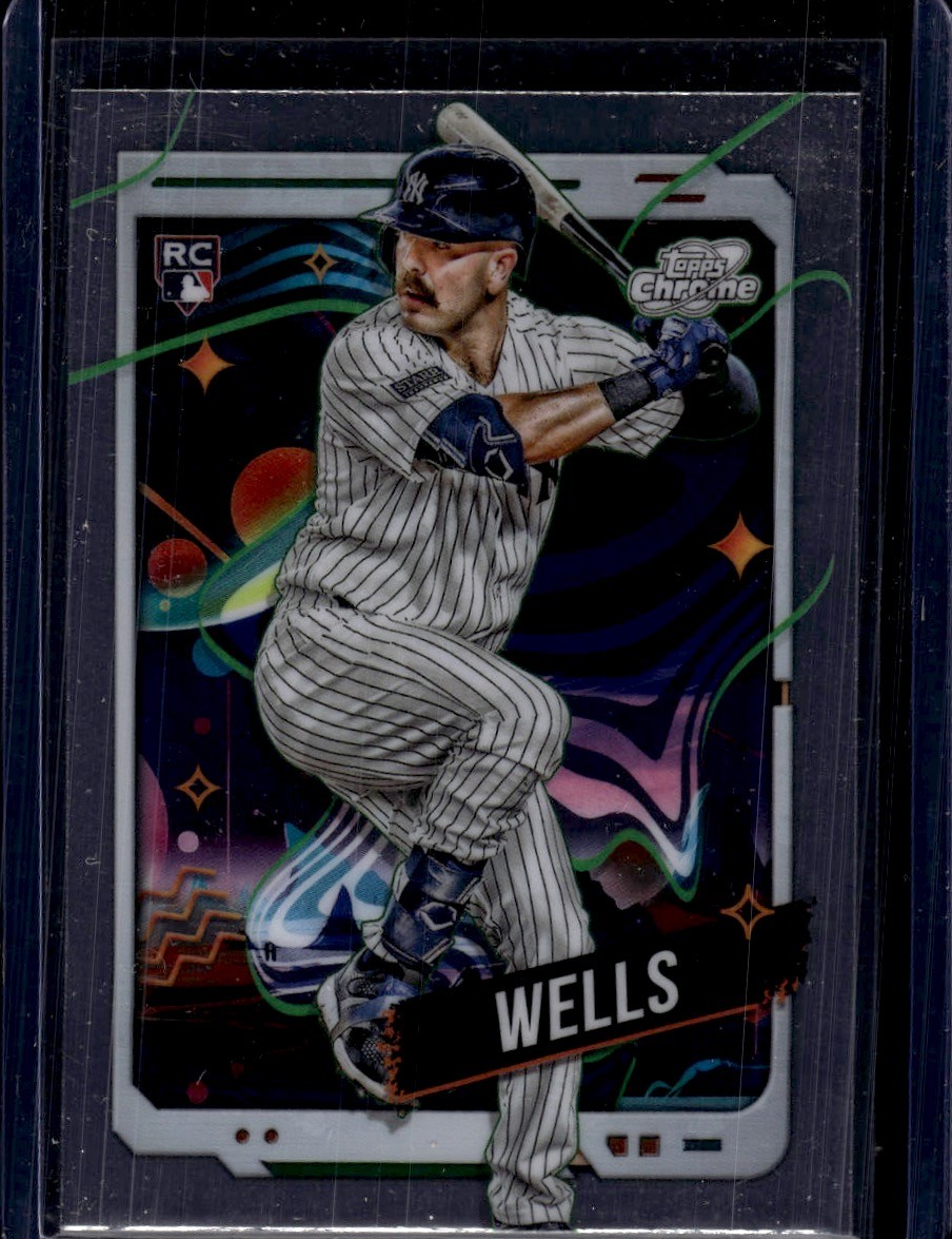 2024 Topps Chrome Cosmic #88 Austin Wells New York Yankees Rookie