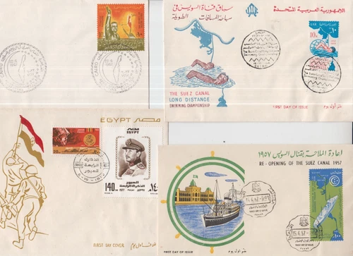 325 - Egypt small selection of First Day Covers