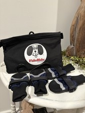 Dog pet Shoes Reflective Breathable Water Repellent Blue with Black + Bag