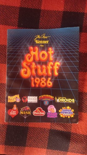 Kenner Toys 1986 "Hot Stuff" toy catalog brochure Chuck Norris Mask Centurions