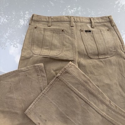 70s Lee Riders Bell Bottom Bootcut Heavyweight Canvas Pants 32x30