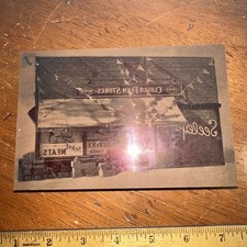 Print Block ( Seely’s Clover Farm Store ) 1950’s Era Store