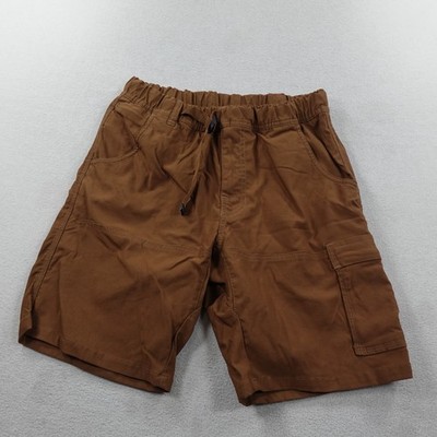 Prana Stretch Zion E-Waist Shorts Mens Small Brown 8'' Standard Fit Hiking Camp