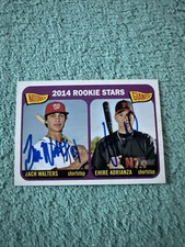 2014 Heritage #24 Zach Walters Ehire Adrianza (RC) IP Signed