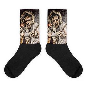 Keef Socks Rock Guitar Legend Crew Socks Vintage Concert