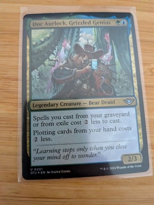 MTG Doc Aurlock, Grizzled Genius (FOIL) 0201 Outlaws of Thudner Junction M/NM