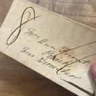 VINTAGE Handwritten Envelope Letter Ephemera Mail Prop Junk Art 1800s Worcester