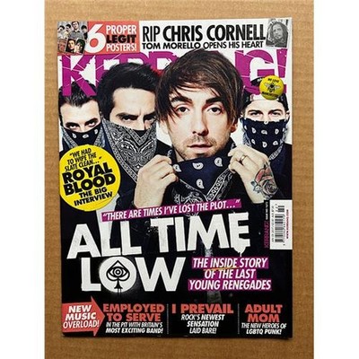 ALL TIME LOW KERRANG NO.1673 MAGAZINE JUNE 3 2017 - ALL TIME LOW Cover with more