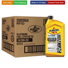Platinum Full Synthetic 0W-20 Motor Oil 1-Quart, Case of 6 53.93 per gallon