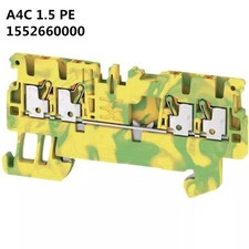 50 Pcs./Box Terminal Blocks A4C 1.5 PE 1552660000