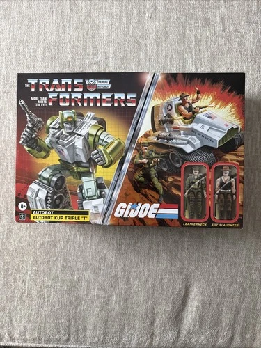 Transformers G.I. Joe Autobot Kup Triple "T" Leatherneck SGT. Slaughter Playset