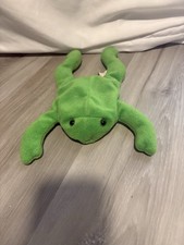 Original 1993 Ty Beanie Baby Legs The Frog Retired. No Tag. Mint Condition