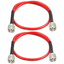 MOOKEER RG8x Jumper Cable 2ft2 Pack PL259 Jumper CableCB Coax Cable 50 Ohm