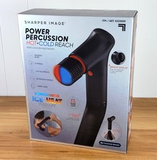 Sharper Image Power Percussion Hot  Cold Reach Percussion Massager NEW