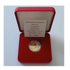 Monaco 2 Euro Gedenkmünze 2011, mit Etui und Zertifikat, TOP Zustand 