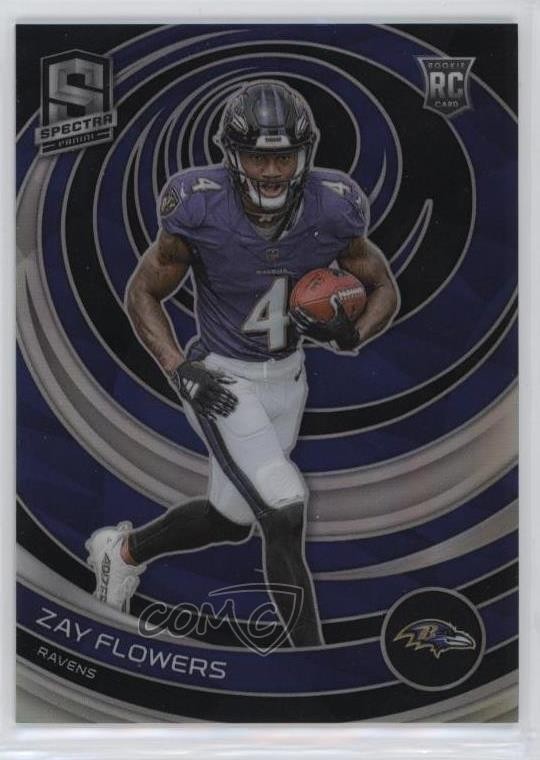 2023 Panini Spectra Rookies Silver Prizm Zay Flowers #128 Rookie RC 0t3i