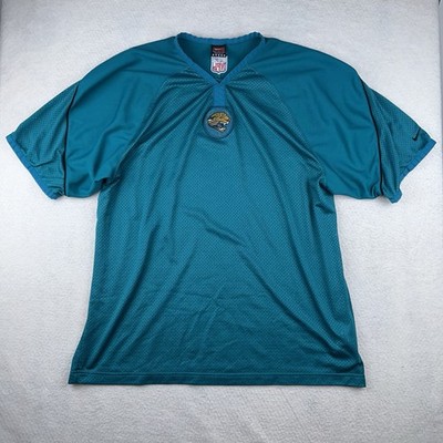 Vintage Nike Team Jacksonville Jaguars Jersey Large Teal Alpha Project Football