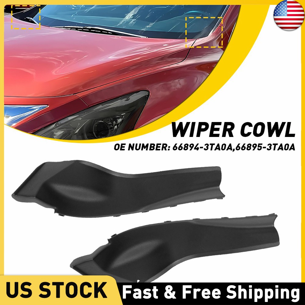 66894-3TA0A Corner Windshield Wiper Cowl Cover L&R For Nissan Altima 66895-3TA0A