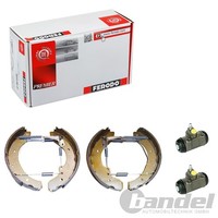 Ferodo Bremsbackensatz Vormontiert 254Mm Passend FüR CitroËN C25 C35 Fiat
