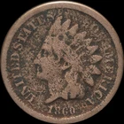 1860 American Indian Head Cent Pre-Civil War Era