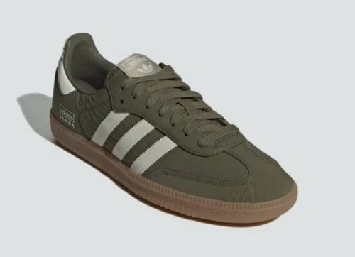 ADIDAS SAMBA REFLECTIVE PACK - FOCUSED OLIVE" MENS/Big Kids SIZE 4 women’s 5.5