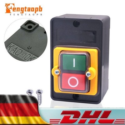 10A AC 380V Not-Aus-Druckschalter Wasserdichter für maschinenschalter KAO-10KH