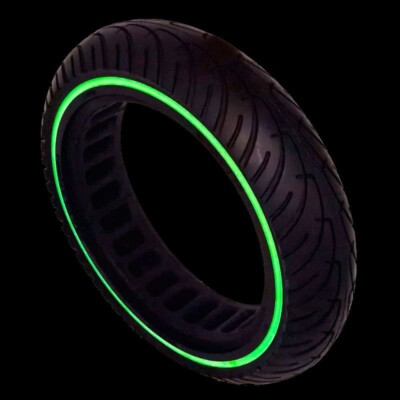 E-Scooter Vollgummireifen 10x2,5''leuchtend Ninebot Max F40 F65 Odys Niu EPF2