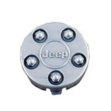 GRAY HUB CAP CENTER 3900-7101 For GNL68 Willy's Jeep Wrangler Power Wheels