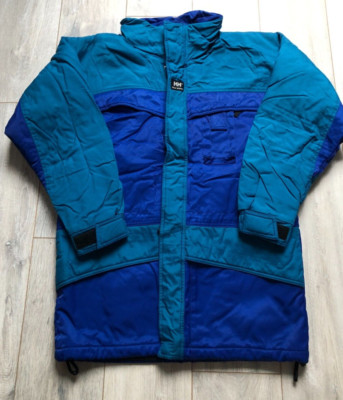 Helly Hansen Jacke Parka Kurz Medium 90ziger retro Vintage original innenfutter