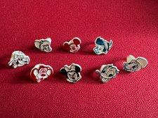1970, Walt Disney, 8 Plastic Ring Set  Scarce / Vintage Mickey Mouse