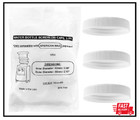 Threaded/Screw-On Caps for 3 and 5 Gallon Water Bottle Jugs (3 pk) (53mm, White)
