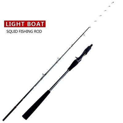 Light Jigging Casting Fishing Rod Pole Boat Raft Squid Bait Lure