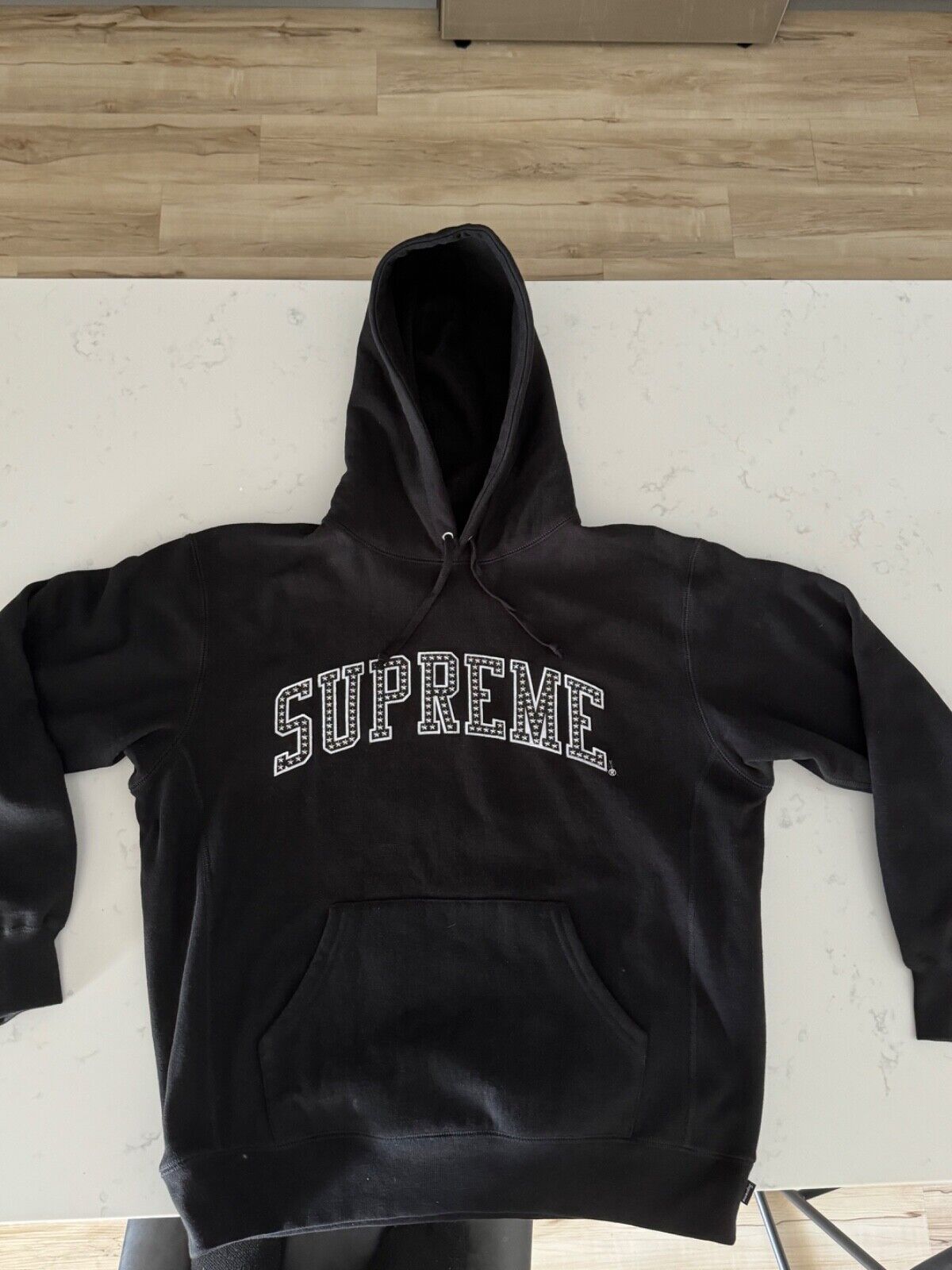 配送員設置 Supreme StarsArcHoodedSweatshirtAsh Grey | www.tuttavia.eu