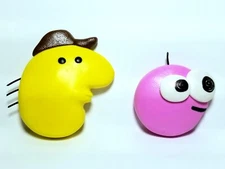 Smiling Friends - Charlie And Pim Custom Handmade Fridge Magnets