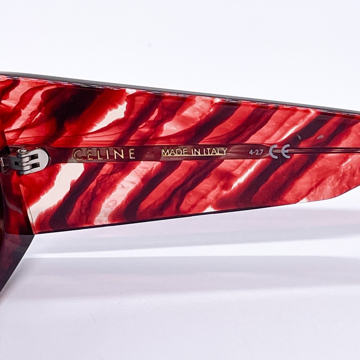 NEW CELINE SUNGLASSES CL40029I 54N WOMEN RED GRAY EYEWEAR  display picture 3