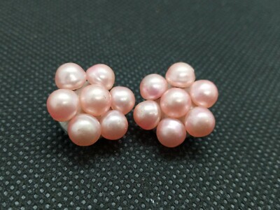 Clips Oreille Pendant Créole et Perles
