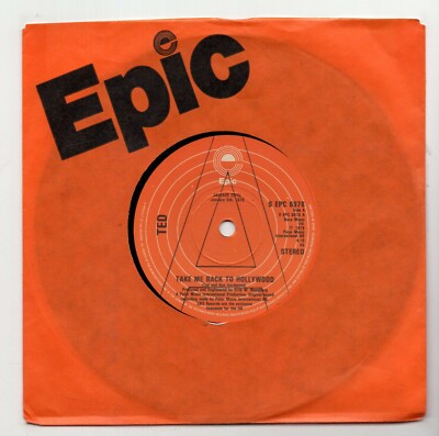 (H726) Ted, Take Me Back To Hollywood - 1978 promo - 7'' vinyl