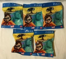 Disney Pixar Single Mystery Figures Micro Collection 5 Pack Bundle, See Pics!