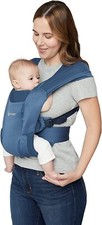 Ergobaby - Embrace Soft Air Mesh Marsupio per Neonati 2 Posizioni. Blue