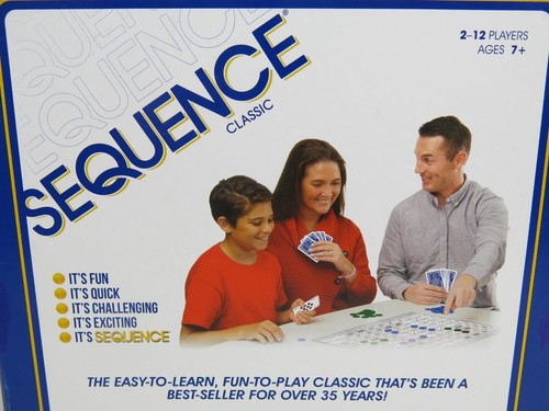 Sequence Board Game: An Exciting Game of Strategy VINTAGE 1995 Open Box - Picture 5 of 13