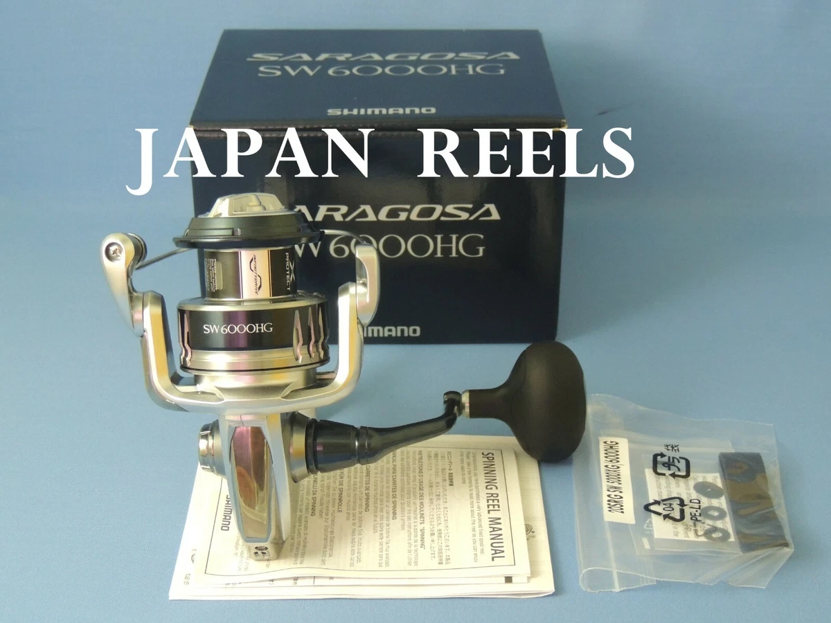 NEW SHIMANO 20 SARAGOSA SWA 6000HG 6000 HG SPINNING REEL *1-3 DAYS