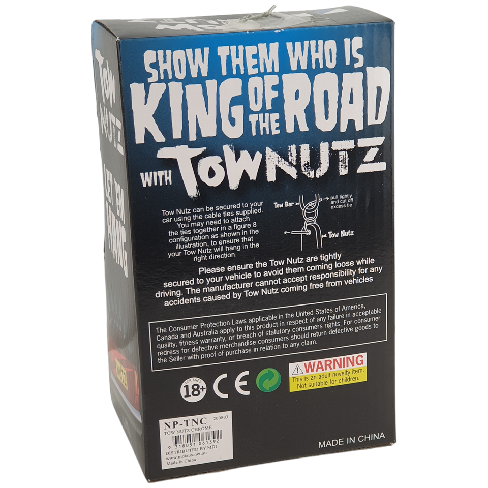 New Chrome Tow Nutz Novelty Nuts Ball Sack Car Truck Trailer Novelty