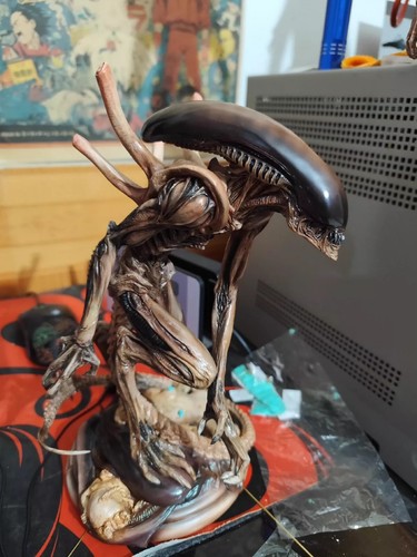 Alien Resin Statue Model Painted Figure H9.8'' Collection 3D Print Garage Kit - Picture 1 of 4