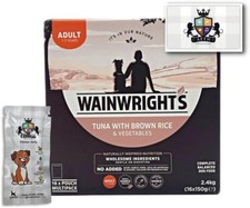 AETN Creations Tuna and Brown Rice Wet Dog Food 16x150g from Wainwright's +Treat