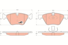 Plaquette de frein BMW 520