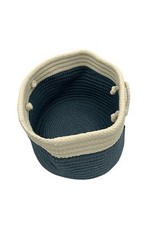 Colonial Mills Dipped 14" Indoor/Outdoor Basket Lake Blue