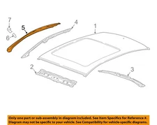 GM OEM 17-19 LaCrosse Roof Roof Components-Outer Rail 26213846