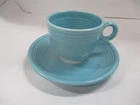 Fiestaware Fiesta Vintage Blue Teacup and Saucer