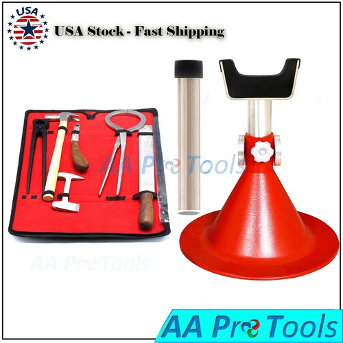 Professional Farrier Hoof Stand, with Farrier Tools Kits Veterinarians