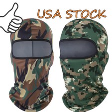 Tactical Military Hunting Balaclava Face Mask Ninja Neck Scarf Hats Head Hood US
